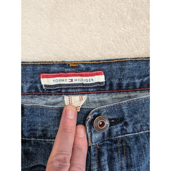 Tommy Hilfiger Mens Classic 38 x 30 Blue Jeans Straight Designer - Picture 3 of 13